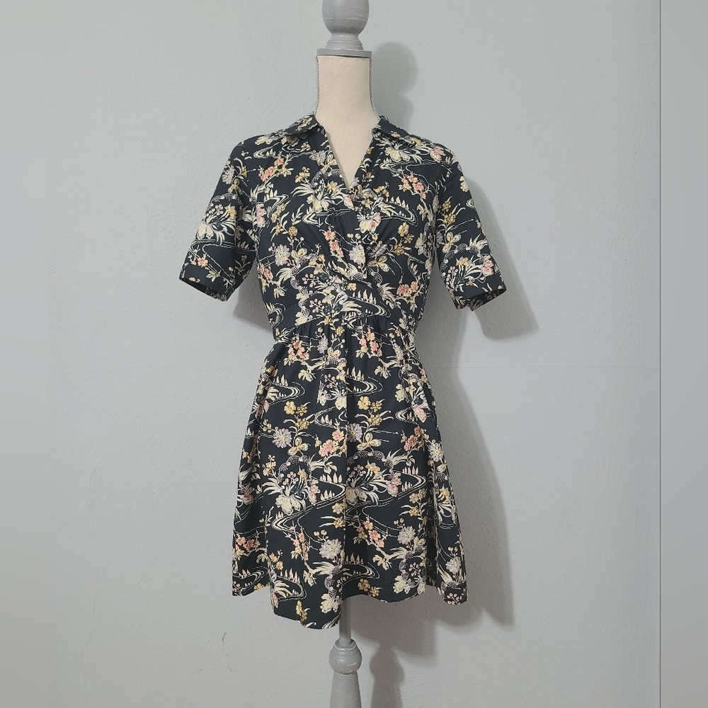 BA&SH‎ Filly Floral Dress Black Size XS